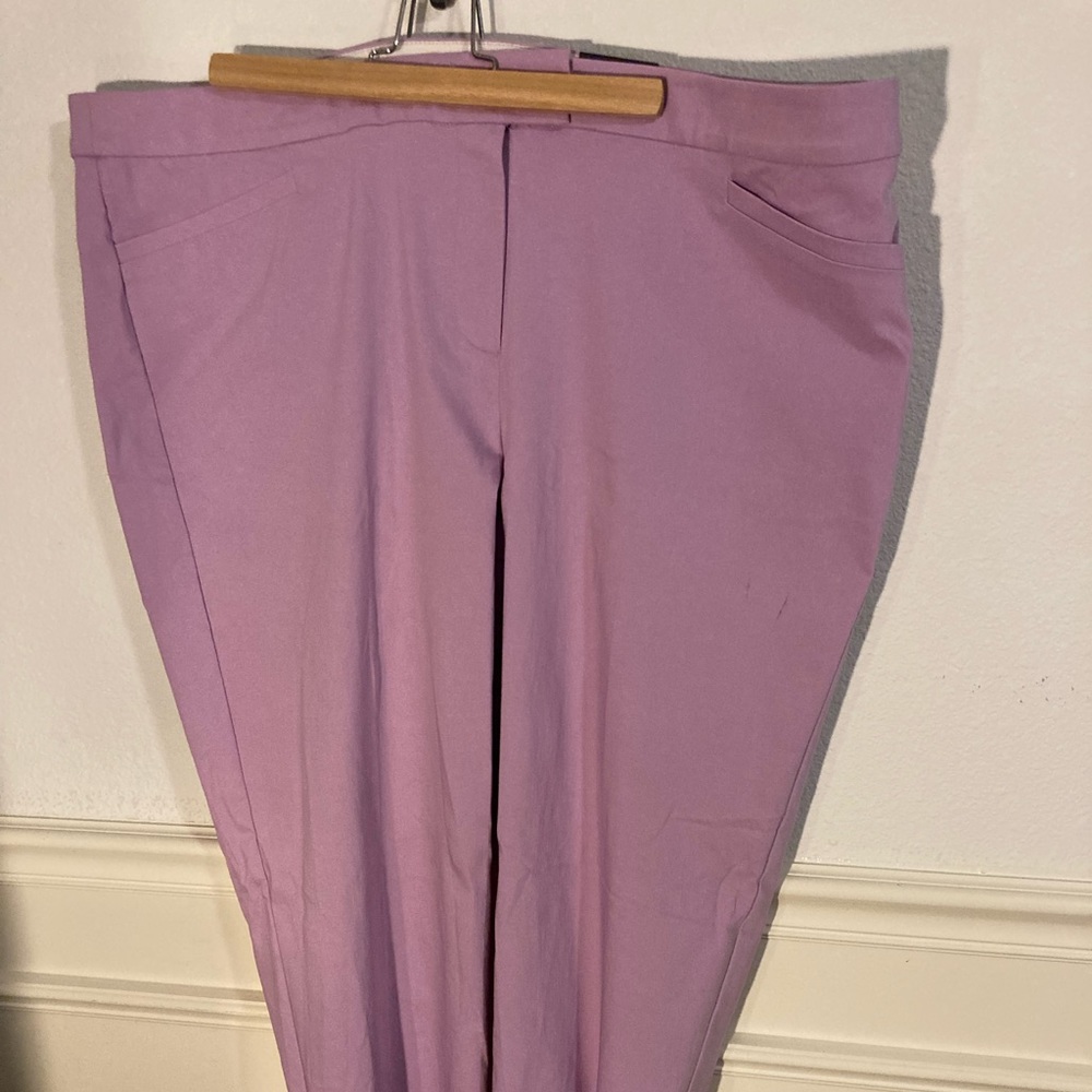 Lilac colored Lane Bryant Ankle Pants Plus size